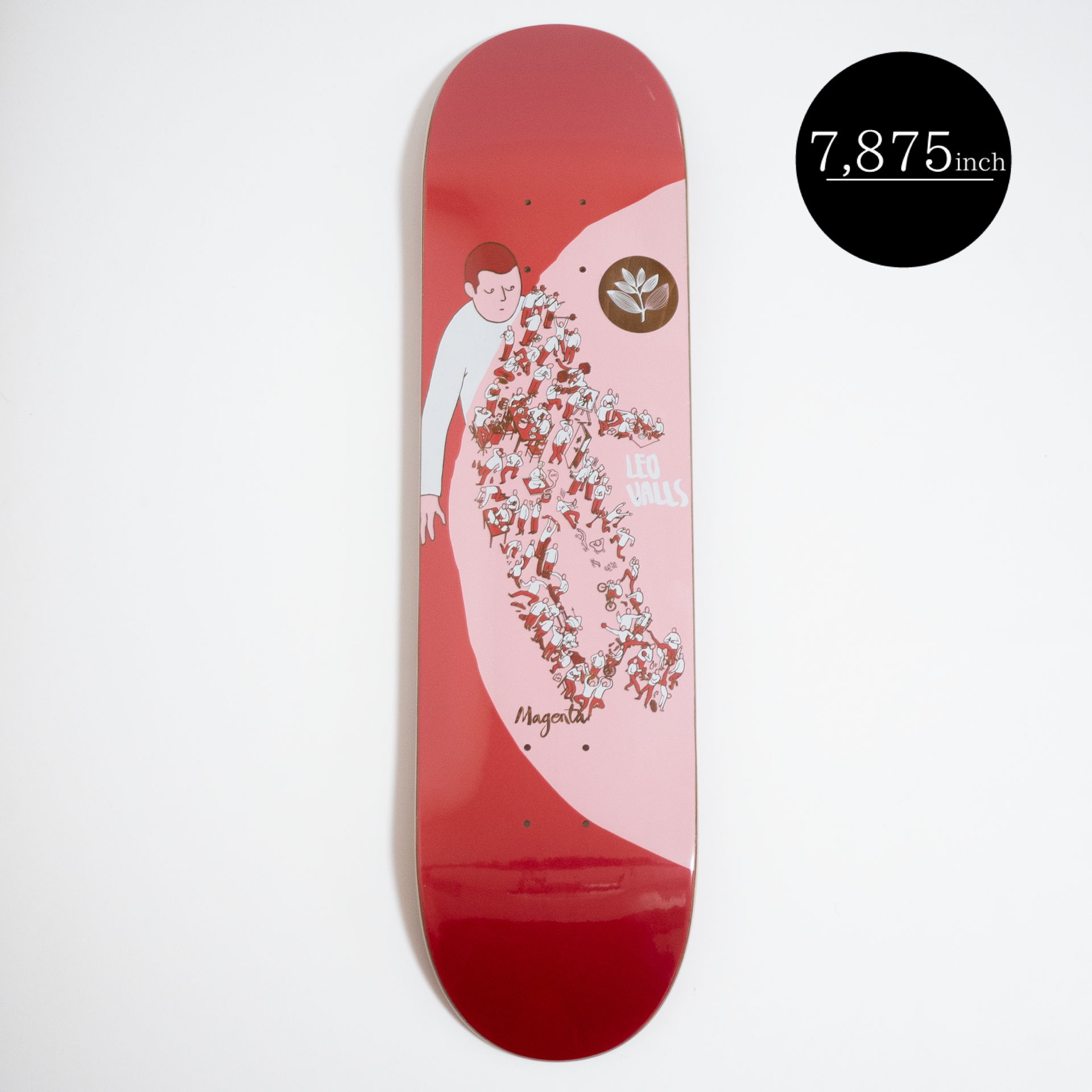 スケボーデッキ7.75 デッキのみ magenta skatebords - スケートボード